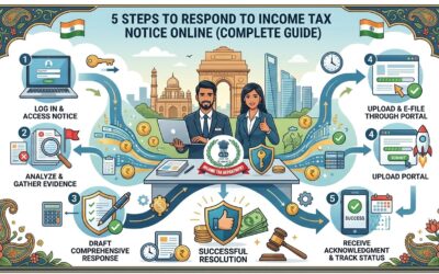5 Steps to Respond to Income Tax Notice Online (Complete Guide)
