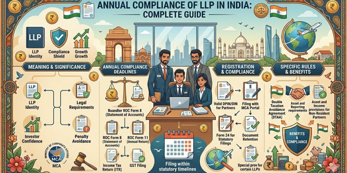 annual complaince of llp in india